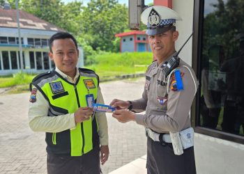 Satlantas Polres Rembang Perkuat Kemitraan Lewat Pembinaan Satpam dan Edukasi Lalu Lintas