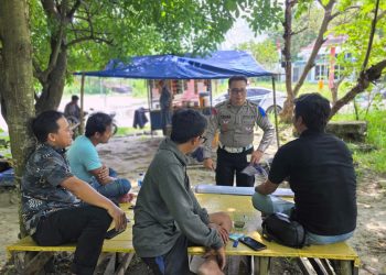 Gencarkan Keselamatan Jalan, Satlantas Rembang Sambangi Komunitas Driver Logistik Landoh