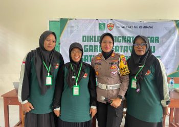 Ops Zebra Candi 2025: Satlantas Rembang Bekali Garda Fatayat NU dengan Ilmu Safety Riding