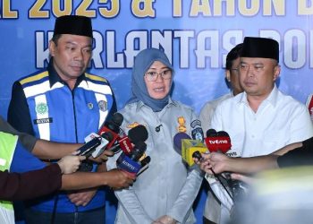 Doa Bersama Nataru di KM 29, Jasa Raharja Catat Santunan Kecelakaan Turun 23 Persen