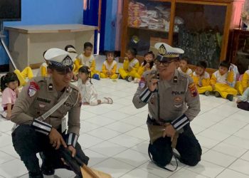 Satlantas Polres Rembang Bangun Karakter Disiplin Anak Lewat Program Polsanak