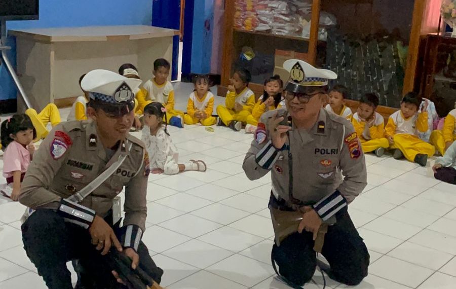 Satlantas Polres Rembang Bangun Karakter Disiplin Anak Lewat Program Polsanak