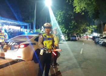 Polantas Rembang Gelar Patroli Malam, Antisipasi Kerawanan Lalu Lintas dan Kecelakaan