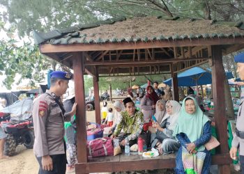 Sat Polairud Polres Rembang Intensifkan Patroli dan Pengamanan di Pantai Karang Jahe Saat Libur Isra Mi’raj