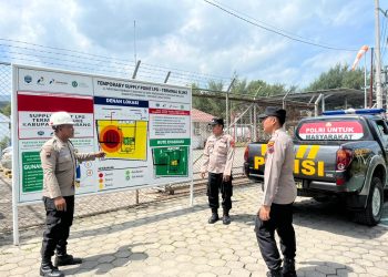 Polsek Sluke Laksanakan Patroli Blue Light Siang Sambang Terminal Gas LPG, Antisipasi Kerawanan Kamtibmas di Wilayah