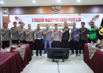 Polres Rembang Gelar Forum Konsultasi Publik Evaluasi Standar Pelayanan Tahun Anggaran 2026