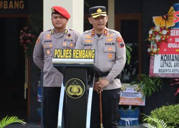 Bukan Superman Tapi Super Tim Yang Kita Butuhkan, Penekanan AKBP Faisal di Hari Pertama Jabat Kapolres Rembang 