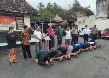 Tongtek Berujung Adu Mekanik, Polsek Sukolilo Amankan Belasan Remaja