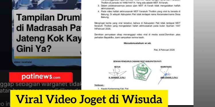 Viral Video Joget di Wisuda Madrasah, FKDT Tegaskan Bukan Berasal dari Pati