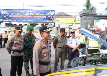 Wakapolres Rembang Bersama Forkopimda Cek Kesiapan Ranmor Dukung Ops Keselamatan Candi 2026