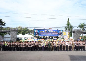 Cipkon Jelang Ramadhan, Polres Rembang Gelar Apel Pasukan Operasi Keselamatan Candi 2026