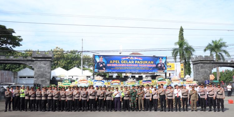 Cipkon Jelang Ramadhan, Polres Rembang Gelar Apel Pasukan Operasi Keselamatan Candi 2026