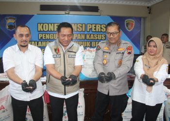 Polda Jateng Ungkap Penyalahgunaan Pupuk Bersubsidi, Amankan 3 Tersangka dan Ratusan Sak Pupuk Subsidi