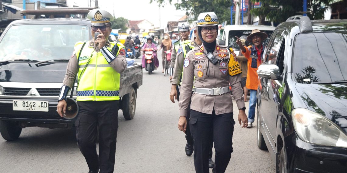 Satlantas Polres Rembang Gencarkan Penerangan Keliling Ops Keselamatan Candi 2026