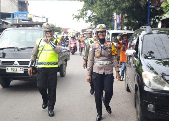 Satlantas Polres Rembang Gencarkan Penerangan Keliling Ops Keselamatan Candi 2026