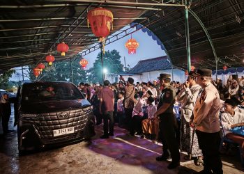 Kapolres Rembang Hadiri Kunjungan Ny. Gus Dur pada Perayaan Imlek 2577 Kongzili di Lasem