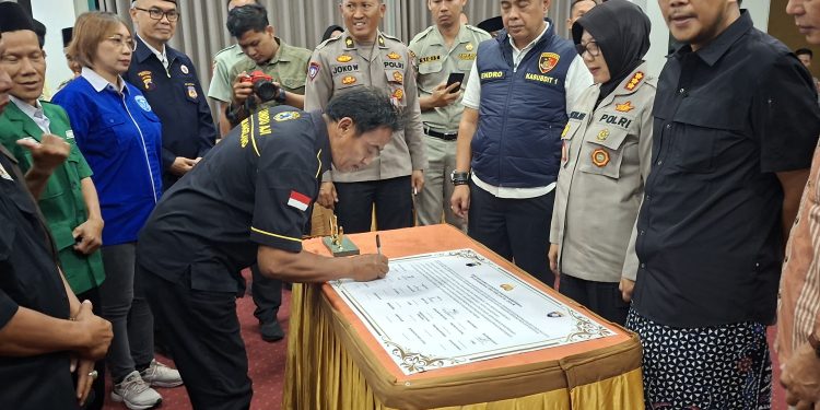 157 Tokoh Ormas Ikrar Jaga Kondusivitas, Polda Jateng Perkuat Sinergi Kamtibmas