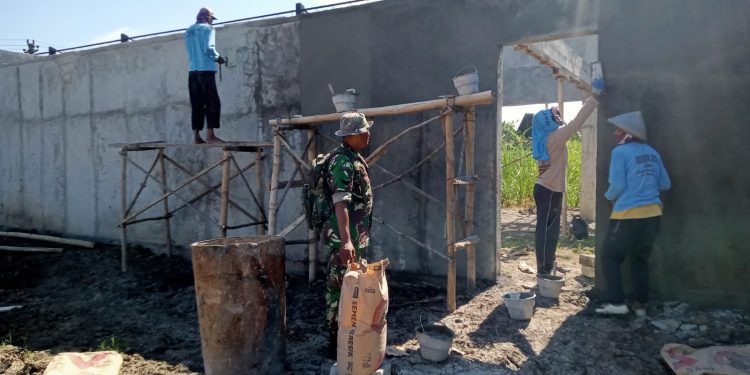 Kodim 0718/Pati Melalui Babinsa Jontro Dukung Pembangunan KDKMP Demi Kesejahteraan Warga