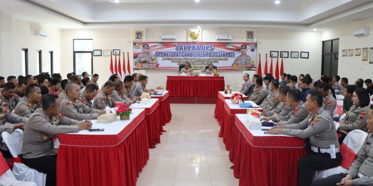Siap Amankan Mudik, Polresta Pati Gelar Latpra Ops Operasi Ketupat Candi 2026