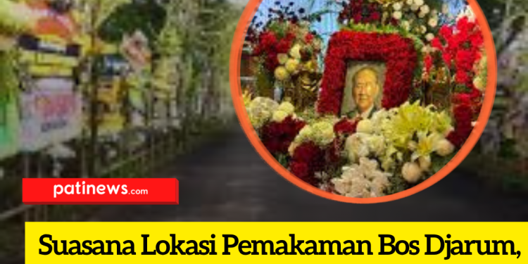 Suasana Lokasi Pemakaman Bos Djarum, Michael Bambang Hartono di Rembang Jateng
