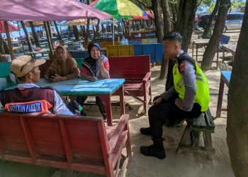 Satgas Preventif Ops Ketupat Candi 2026 Polres Rembang Patroli Obyek Wisata Pantai 
