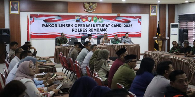 Polres Rembang Gelar Rakor Lintas Sektoral Operasi Ketupat Candi 2026