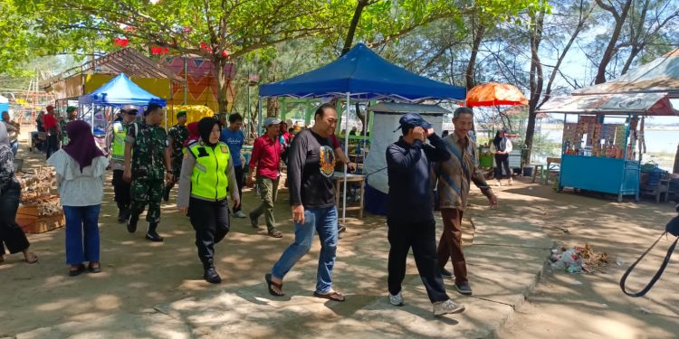 Libur Lebaran Aman dan Nyaman, Polres Rembang Perketat Pengamanan di Taman Kartini