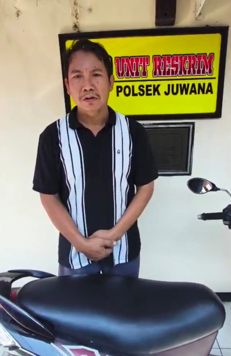 Motor Warga Bajomulyo yang Hilang Berhasil Ditemukan oleh Polsek Juwana, Diambil Tanpa Pungutan Biaya
