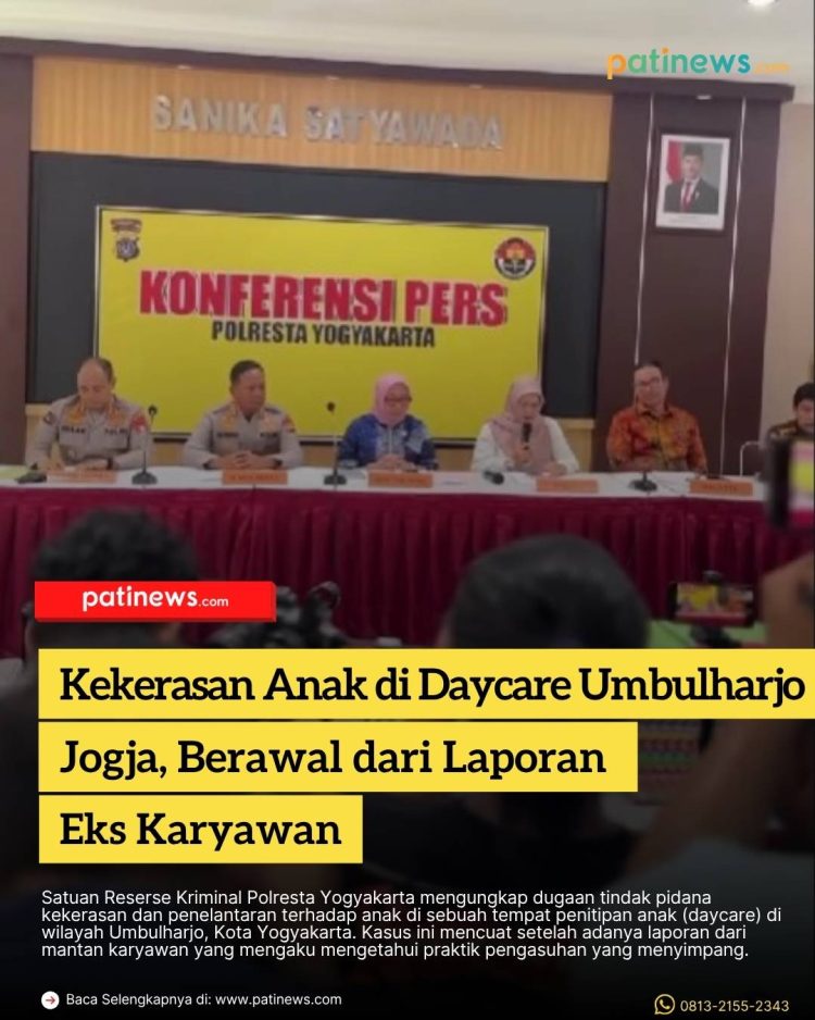 Kekerasan Anak di Daycare Umbulharjo Jogja, Berawal dari Laporan Eks Karyawan