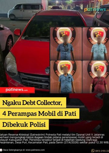 Ngaku Debt Collector, 4 Perampas Mobil di Pati Dibekuk Polisi