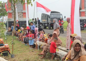 Ratusan Warga Antusias Hadiri Pembukaan TMMD ke-128 di Gunungpanti Pati