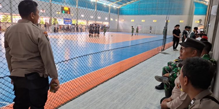 Pengamanan Maksimal Polsek Sulang, Turnamen Futsal Pelajar se-Rembang Berjalan Lancar