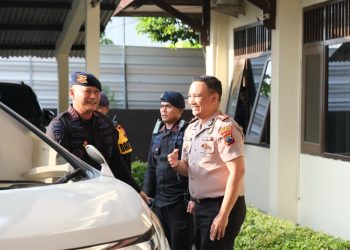 Kapolres Rembang Terima Kunjungan Kerja Dansat Brimob Polda Jateng, Perkuat Sinergitas dan Soliditas