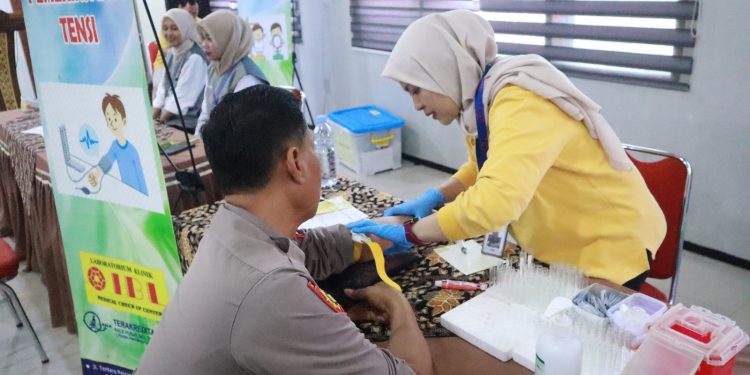 Deteksi Dini Kesehatan, Polres Rembang Laksanakan Rikkes Berkala Personel TA. 2026