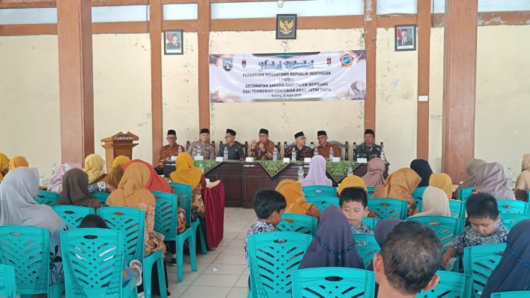Kapolsek Sarang Hadiri Halal Bihalal PWRI, Polri Hadir Beri Rasa Aman dan Nyaman