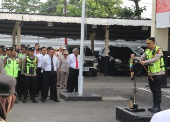 Pimpin Apel Kesiapan Pengamanan Kunjungan Istri Wakil Presiden RI, Kapolres Rembang Pastikan Situasi Kondusif