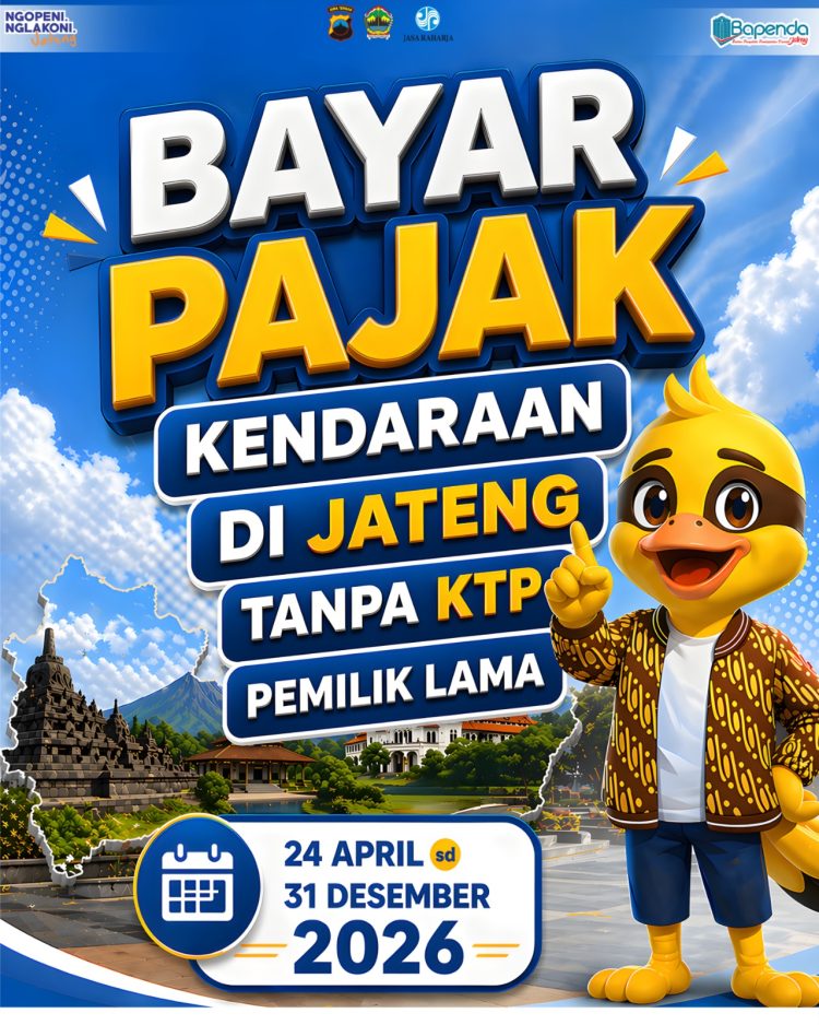 Lur… Tanpa KTP Pemilik Lama, Warga Jateng Tetap Bisa Bayar Pajak Kendaraan hingga Desember 2026