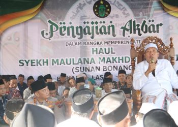 Wujud Sinergi Polri dan Ulama, Kapolres Rembang Hadiri Haul Sunan Bonang di Lasem
