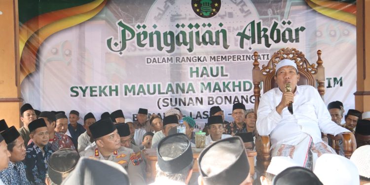 Wujud Sinergi Polri dan Ulama, Kapolres Rembang Hadiri Haul Sunan Bonang di Lasem