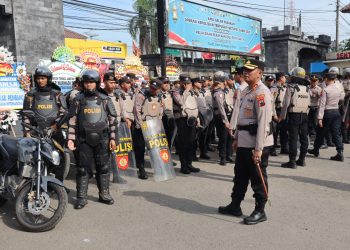 Kapolres Rembang Cek Kesiapan Pasukan, Antisipasi Kerawanan Kamtibmas Jelang May Day 2026