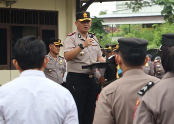 Kapolres Rembang Tekankan Integritas dan Larang Judi & Pinjaman Online dalam Apel Jam Pimpinan