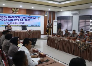 Monev Anggaran TW I TA. 2026, Polres Rembang Optimalkan Kinerja dan Pelayanan Publik