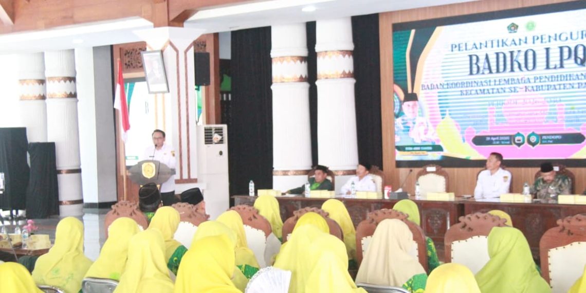 Plt Bupati Pati Hadiri Pelantikan Badko LPQ, Tekankan Penguatan Karakter Generasi Muda