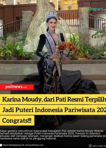 Karina Moudy, dari Pati Resmi Terpilih Jadi Puteri Indonesia Pariwisata 2026