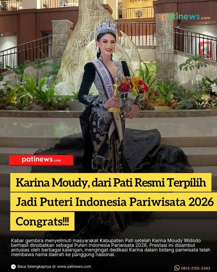 Karina Moudy, dari Pati Resmi Terpilih Jadi Puteri Indonesia Pariwisata 2026