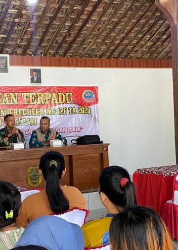TMMD ke-128, Warga Desa Godo Dapat Penyuluhan Kesiapsiagaan Bencana