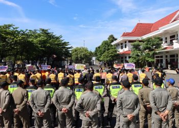 Polresta Pati Gelar Latihan Kesiapsiagaan Antisipasi Gangguan Kamtibmas