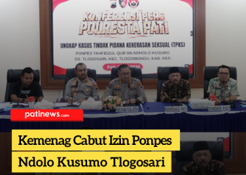 Kemenag Cabut Izin Ponpes Ndolo Kusumo Tlogosari