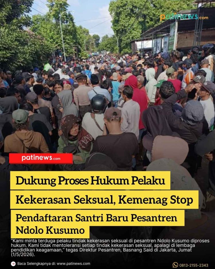 Dukung Proses Hukum Pelaku Kekerasan Seksual, Kemenag Stop Pendaftaran Santri Baru Pesantren Ndolo Kusumo