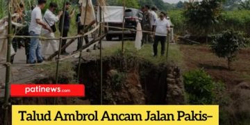 Talud Ambrol Ancam Jalan Pakis–Gunungwungkal, Plt Bupati Pati Turun Tangan